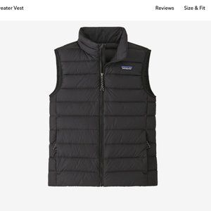 Kids Patagonia down vest size XXL (fits like adult small)